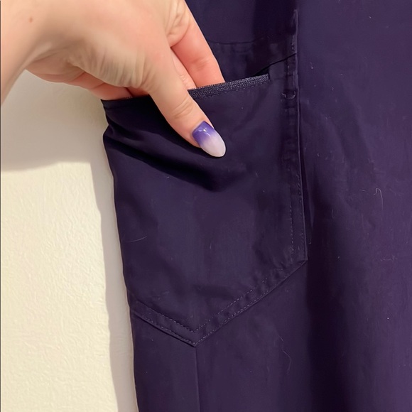 Figs Zamora Jogger Scrub Pants Purple Scrubs Bottoms - size Small Tall - Picture 5 of 16